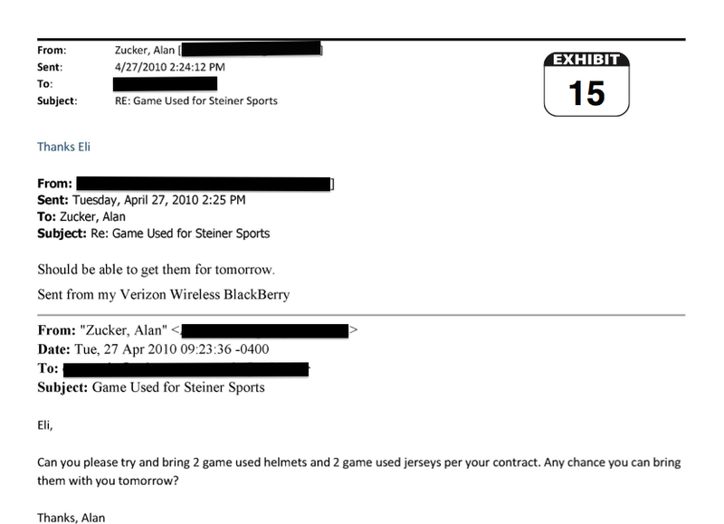 Illustration for article titled Eli Manning Asked Giants Equipment Manager For Helmets "That Can Pass As Game Used"
